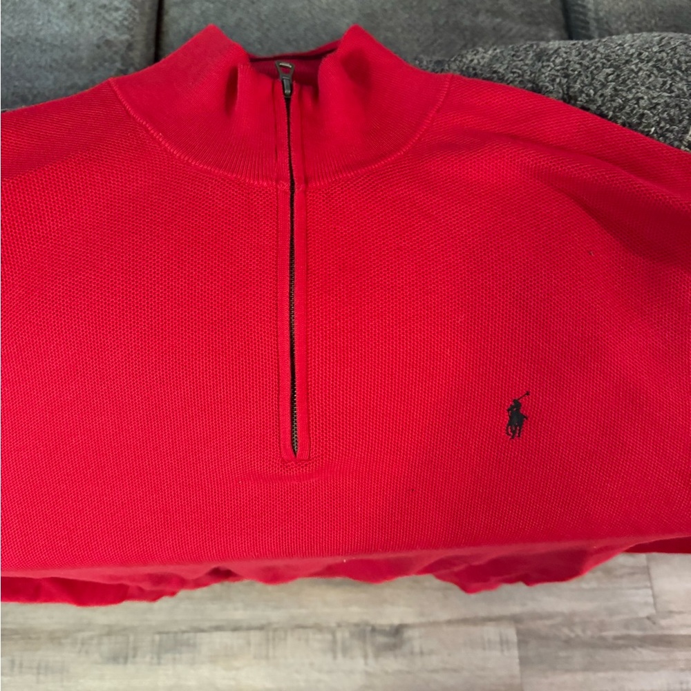 Polo Pullover Half Zip - image 2
